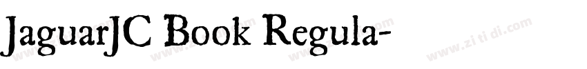 JaguarJC Book Regula字体转换